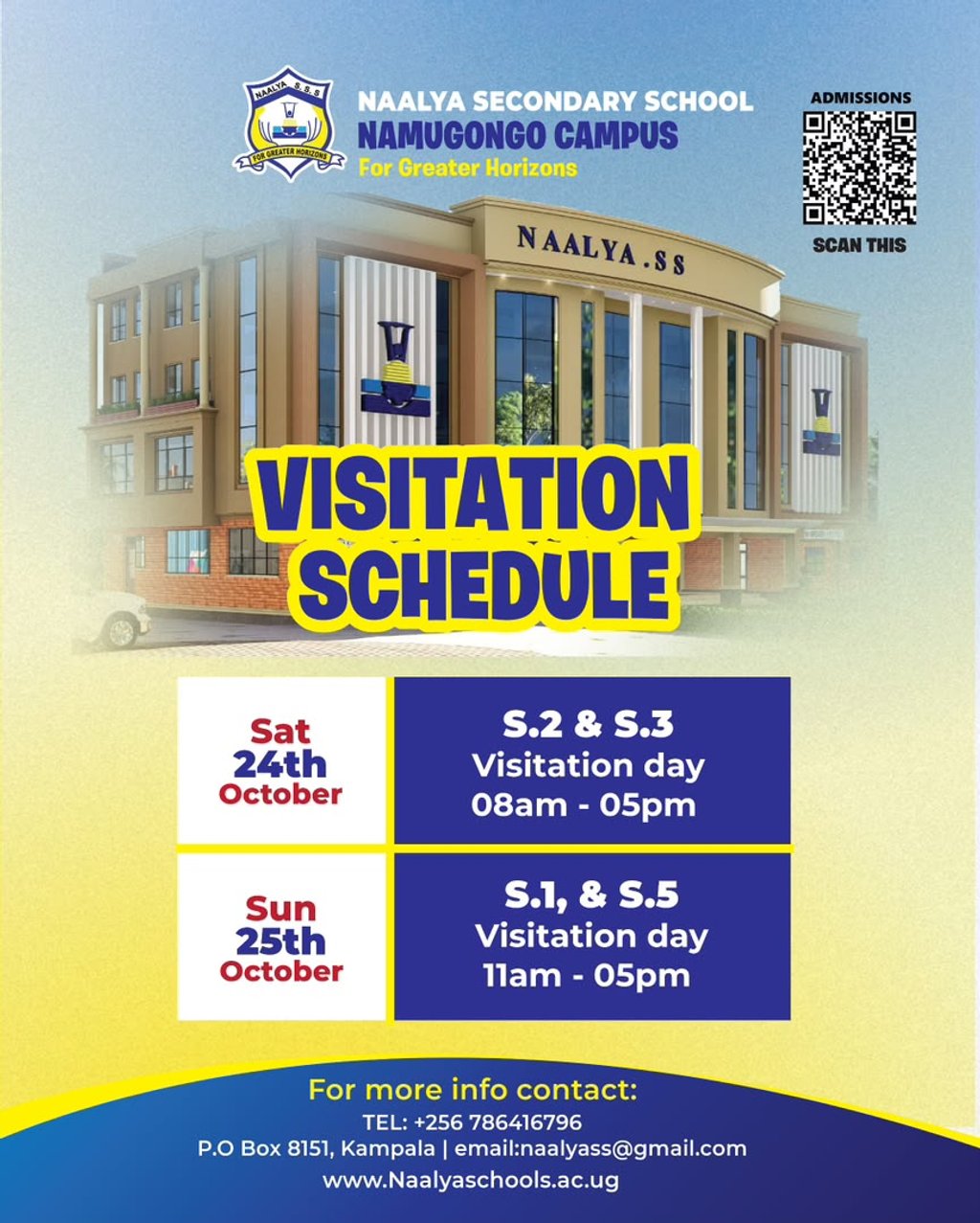 VISITATION DAY 2026