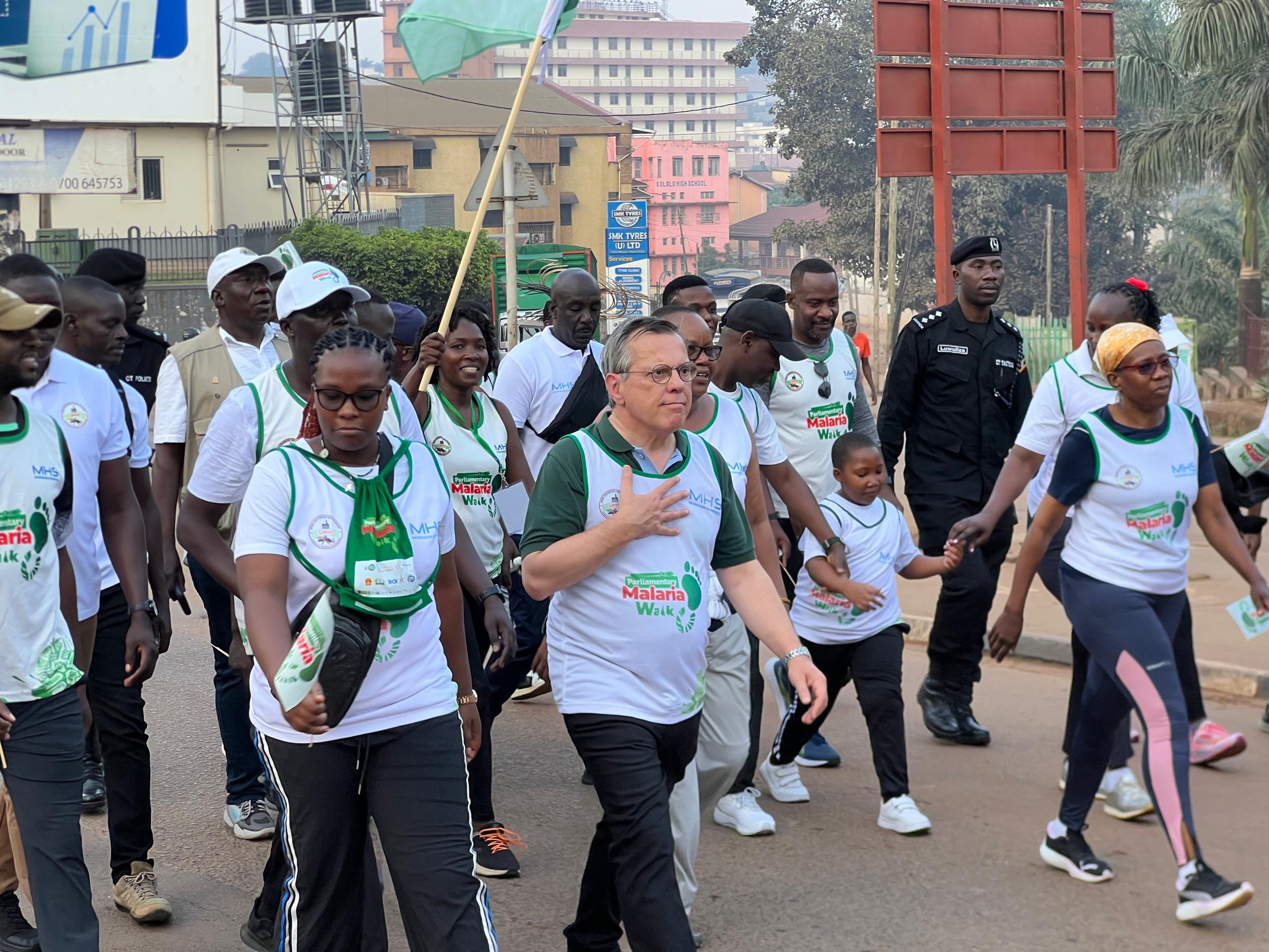 Naalya Schools Participate in Parliamentary Malaria Walk