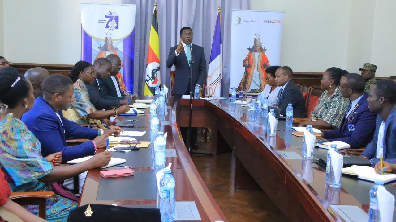 A DAY OF WISDOM AND INSPIRATION: NAALYA SECONDARY SCHOOLS' ADMINSTRATION AND STUDENTS' LEADERS PAY COURTESY VISIT TO KATIKIRO OF BUGANDA OWEKITIBWA CHARLES PETER MAYIGA