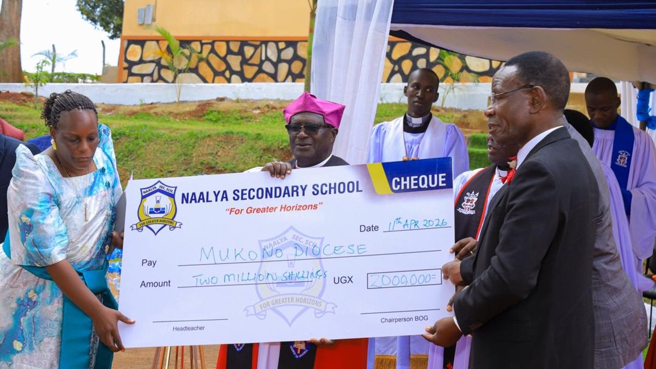 FAITH AND GENEROSITY - UGX 2 MILLIONS DONATED TO MUKONO DIOCESE
