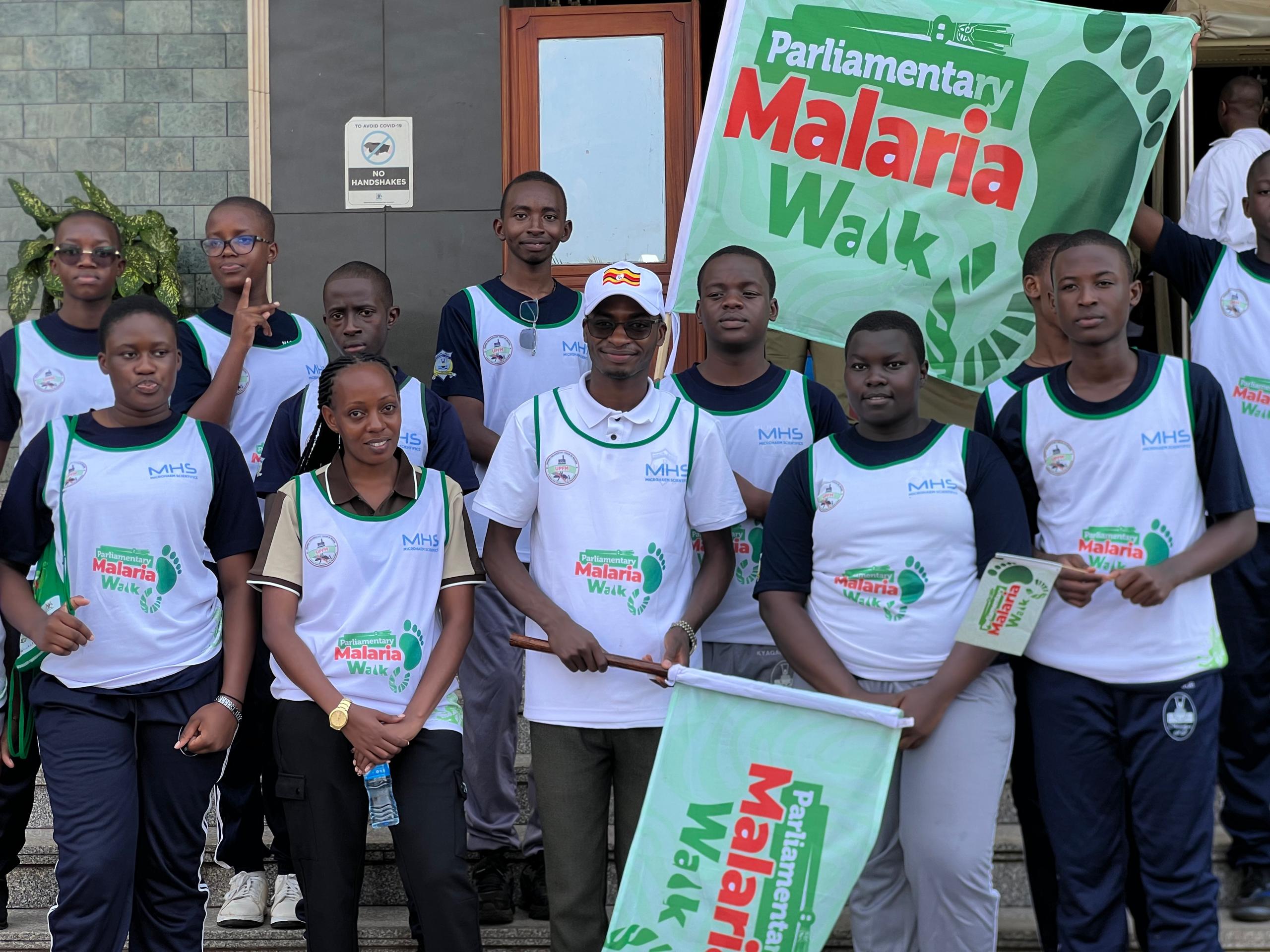 Naalya Schools join the 2026 Parliamentary Malaria Walk