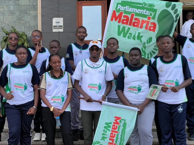 Naalya Schools join the 2026 Parliamentary Malaria Walk
