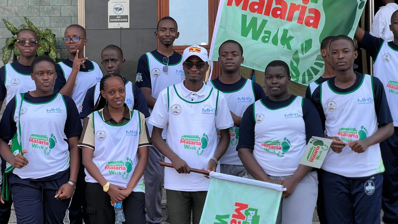 Naalya Schools join the 2026 Parliamentary Malaria Walk