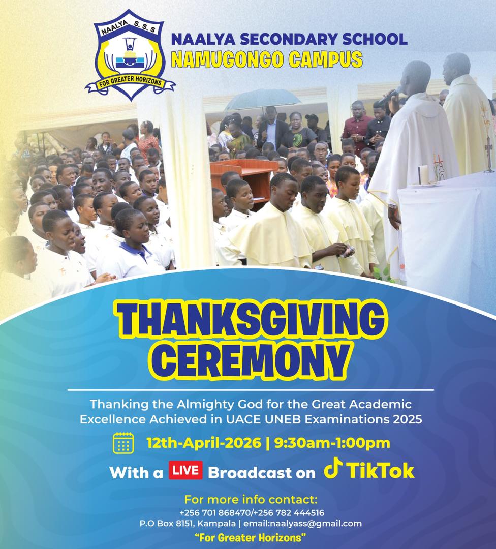 THANKSGIVING CEREMONY IN HONOUR OF EXCELLENT UACE RESULTS 2025