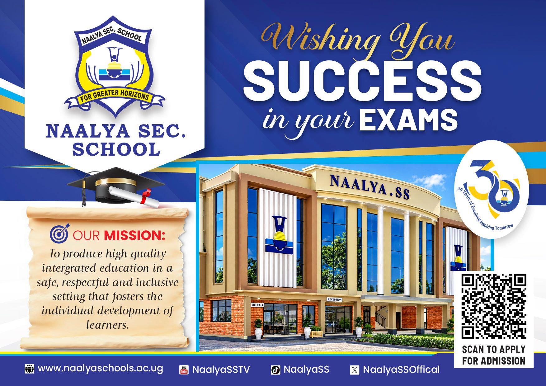  A MESSAGE OF SUCCESS TO ALL PLE 2026 CANDIDATES FROM THE NAALYA FRATERNITY