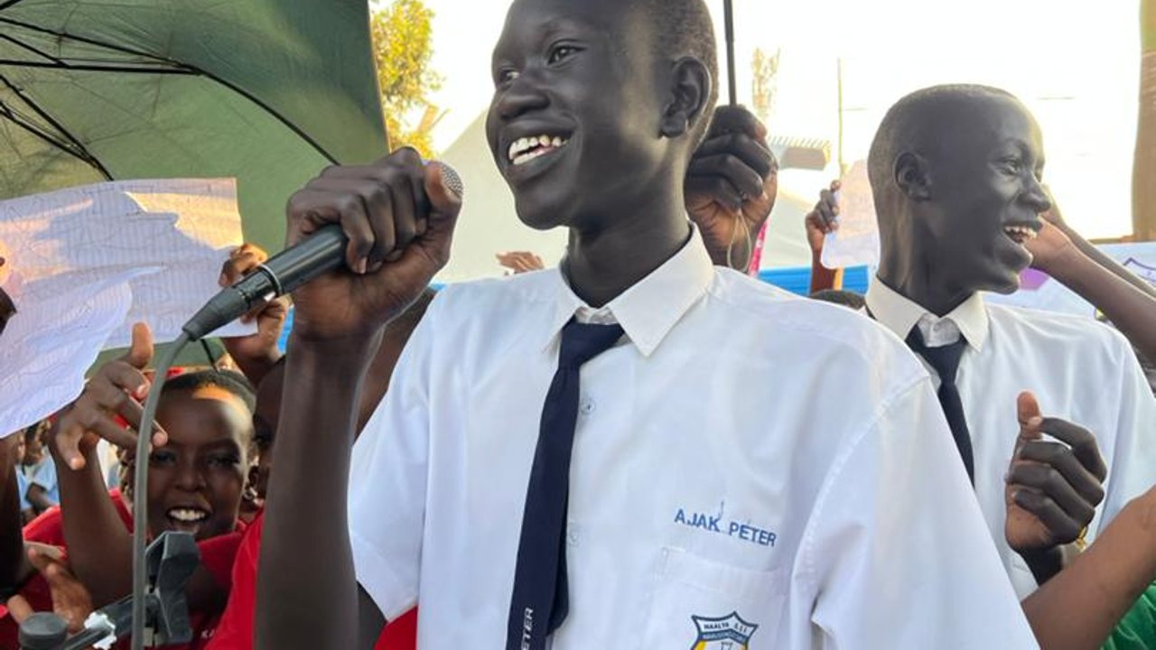 A DAY OF DEMOCRACY: STUDENTS LOBBY FOR VOTES DURING OPEN AIR CAMPAIGNS IN NAMUGONGO CAMPUS