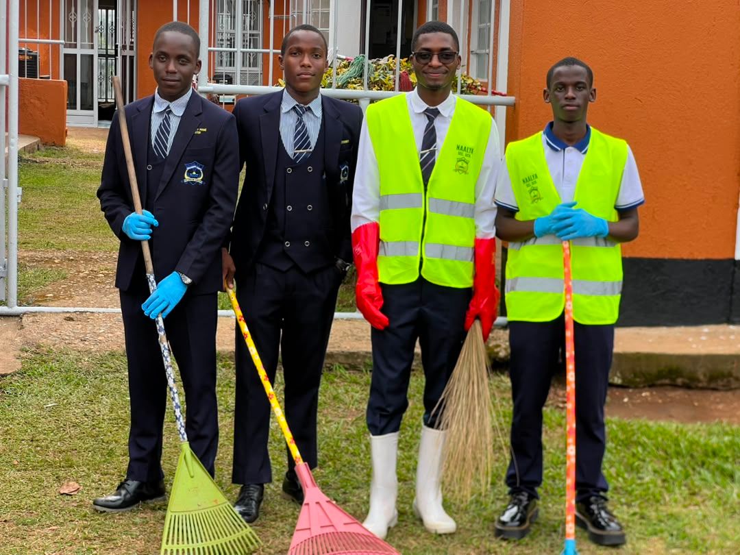 Naalya Bweyogerere Campus Joins Bulungi Bwansi (Community Cleaning) to Celebrate Kabaka’s 33rd Coronation