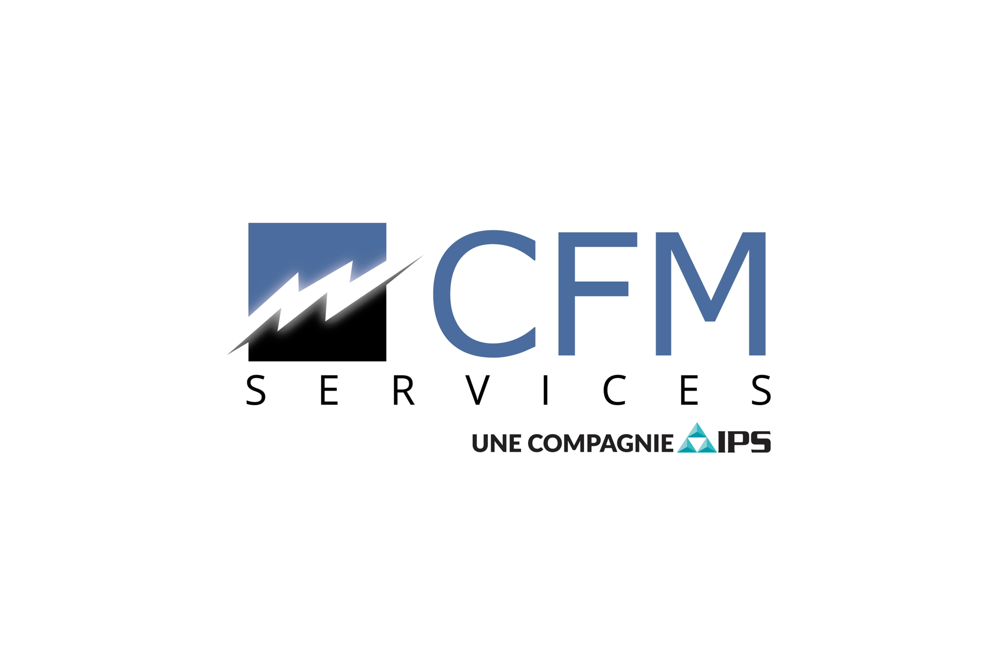 Logotipo de CFM Services, una compañía de IPS.
