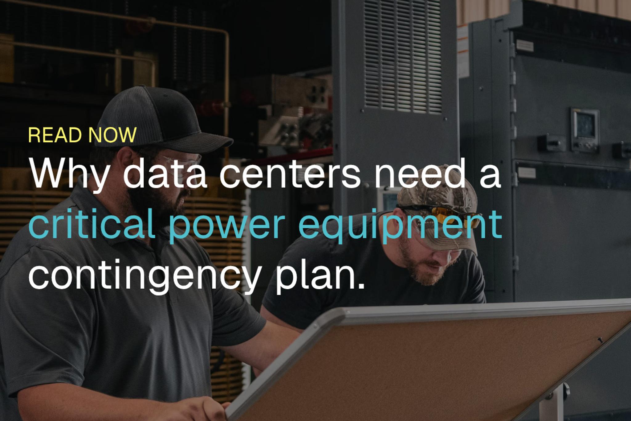 Data Center Resiliency: Planning for Critical Power Equipment Failures