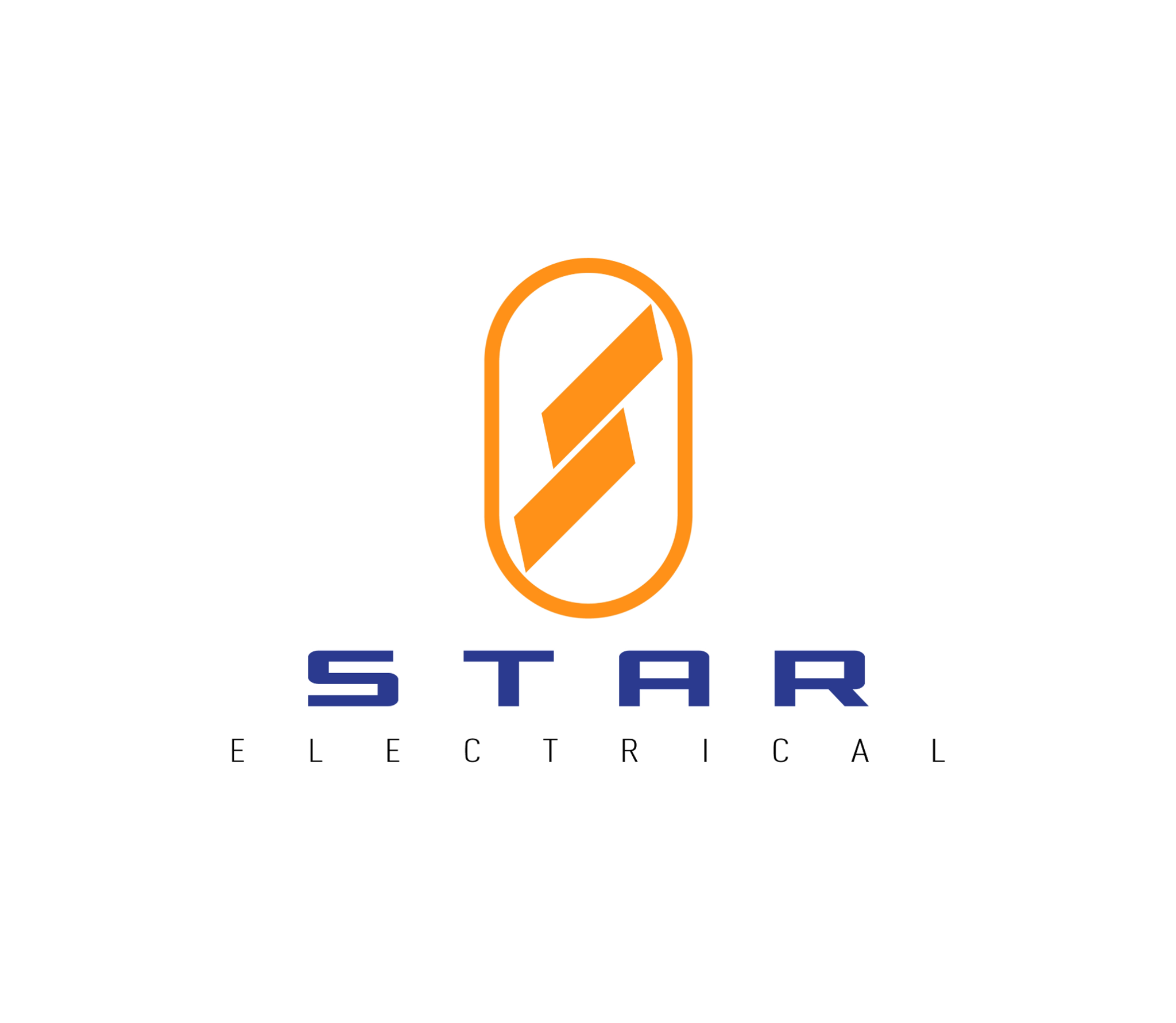 Star Electrical logo with an orange lightning bolt symbol above blue and black lettering.