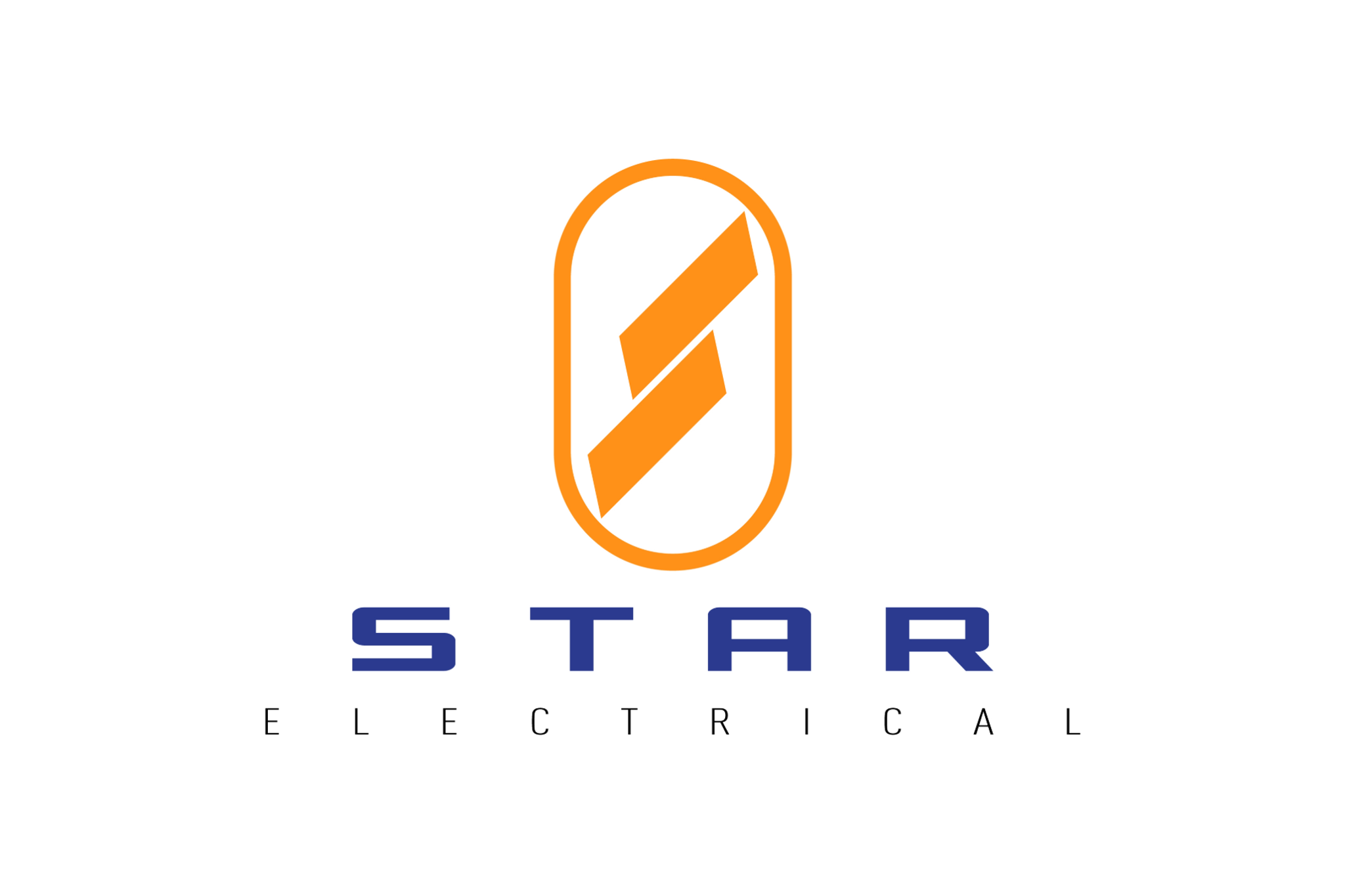 Star Electrical logo with an orange lightning bolt symbol above blue and black lettering.