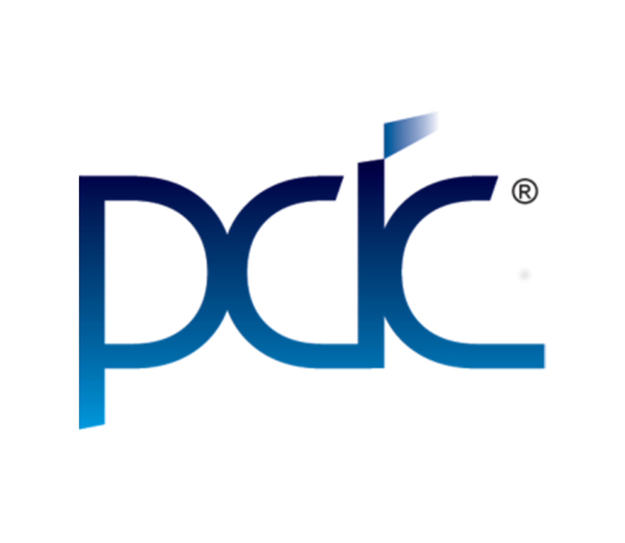 Logo bleu de PCK sur fond blanc