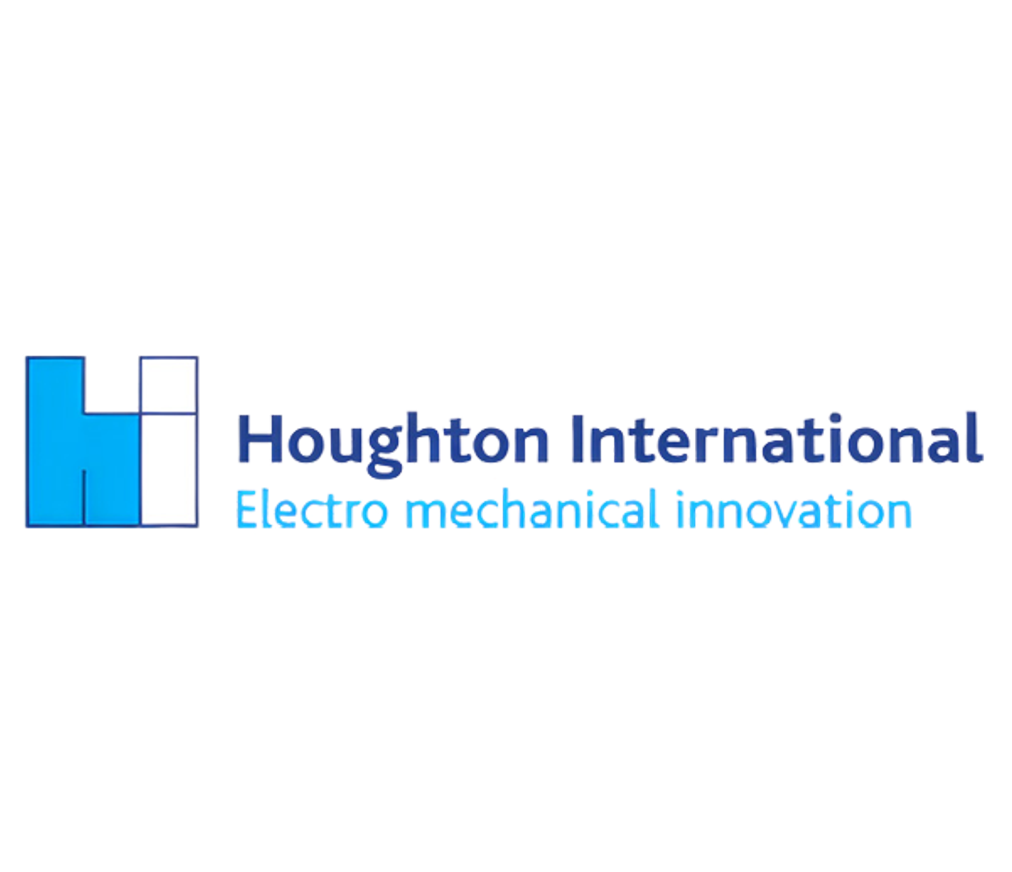 Logo de Houghton International avec le slogan « Electro mechanical innovation »