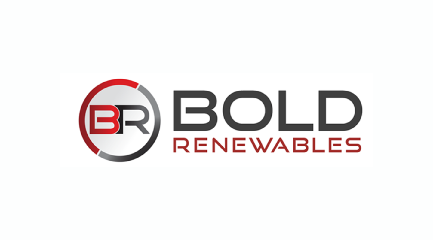 Bold Renewables logo. A circular icon with red 'B' and grey 'R' precedes 'BOLD' in grey and 'RENEWABLES' in red.