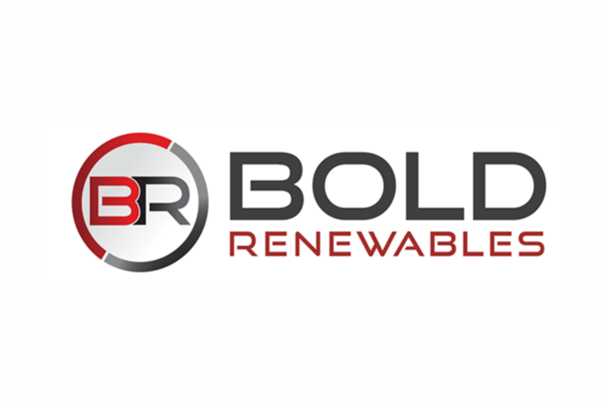 Bold Renewables logo. A circular icon with red 'B' and grey 'R' precedes 'BOLD' in grey and 'RENEWABLES' in red.