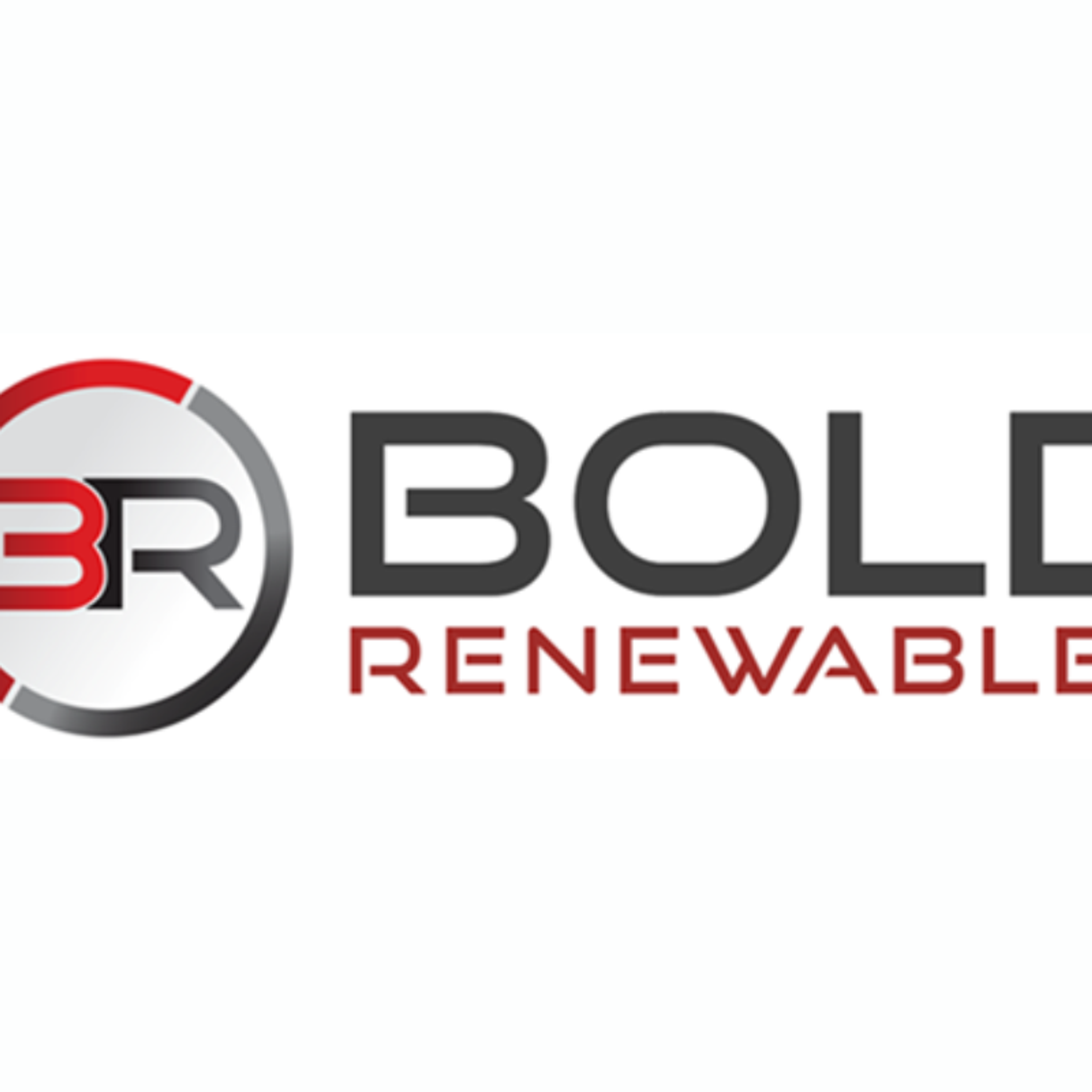 Bold Renewables logo. A circular icon with red 'B' and grey 'R' precedes 'BOLD' in grey and 'RENEWABLES' in red.
