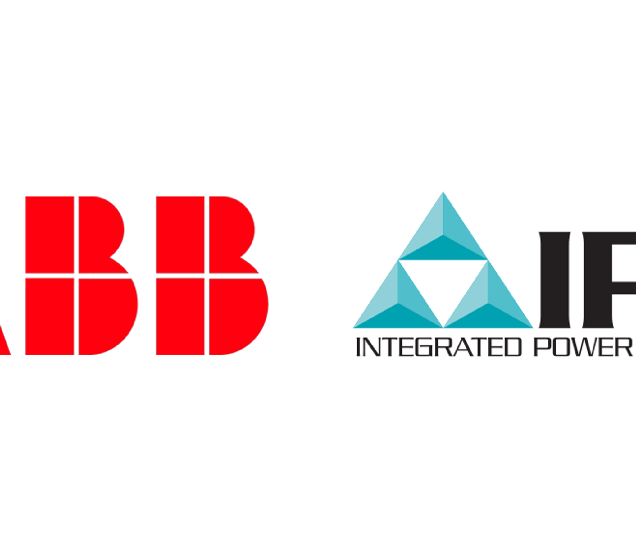 Logos d’ABB et d’Integrated Power Services (IPS) côte à côte