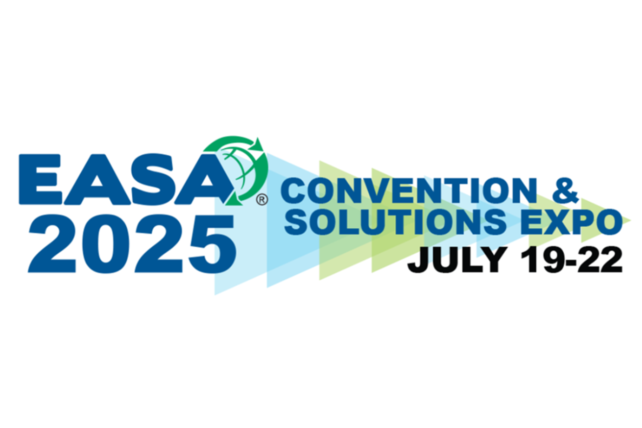 Logotipo de EASA 2025 Convention & Solutions Expo, del 19 al 22 de julio.