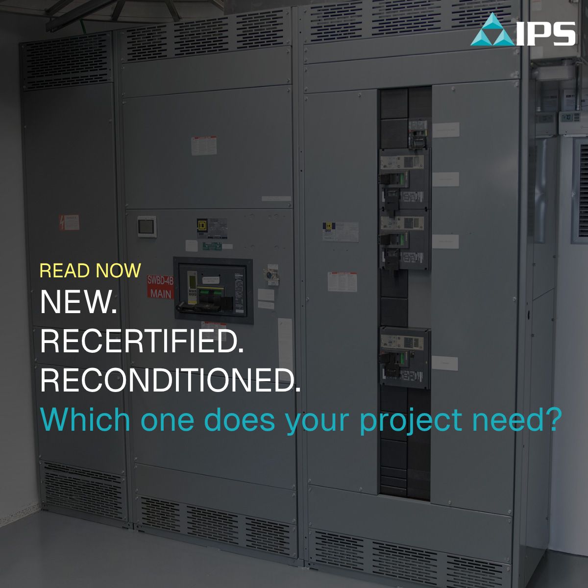 Reconditioned UL891 switchboard for industrial applications