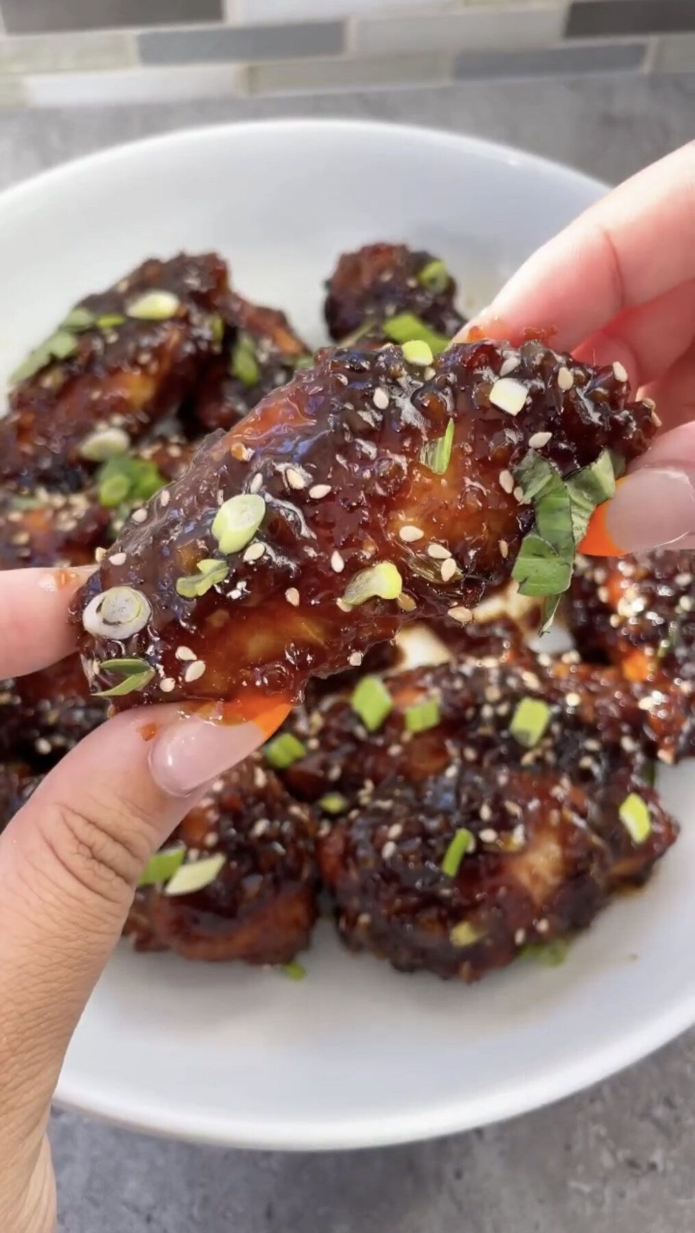 Sweet and Spicy Thai Basil Chicken Wings