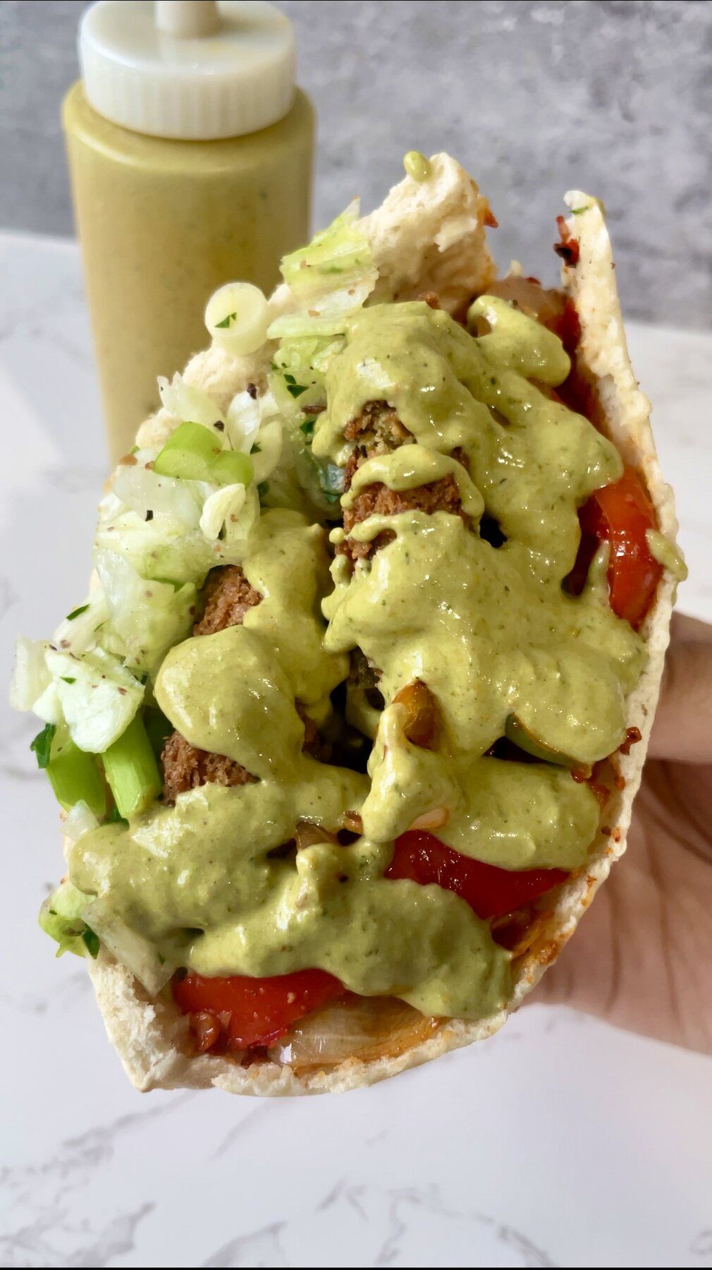 Roasted Pepper and Feta Sauce