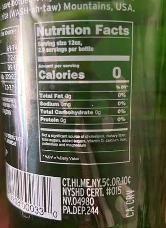 Mountain Valley, Mountain Valley Spring Water, barcode: 0077208000330, has 0 potentially harmful, 0 questionable, and
    0 added sugar ingredients.
