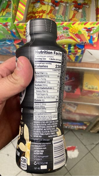 Fair Oaks Farms Brands, Inc., ELITE VANILLA FLAVORED HIGH PROTEIN MILK SHAKE, ELITE VANILLA, barcode: 0811620020657, has 6 potentially harmful, 2 questionable, and
    1 added sugar ingredients.