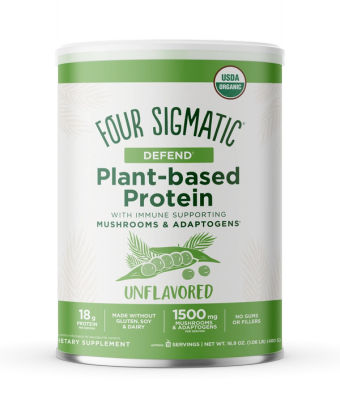 Four Sigmatic, Four Sigmatic With Superfoods Unflavored Plant-Based Protein 16.7 oz, barcode: 0816897021598, has 0 potentially harmful, 0 questionable, and
    2 added sugar ingredients.