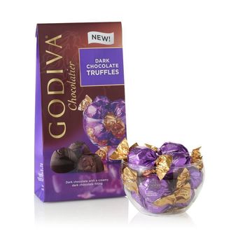 Godiva Chocolatier, Inc., GODIVA, CHOCOLATIER, DARK CHOCOLATE TRUFFLES, barcode: 0031290035175, has 0 potentially harmful, 2 questionable, and
    3 added sugar ingredients.