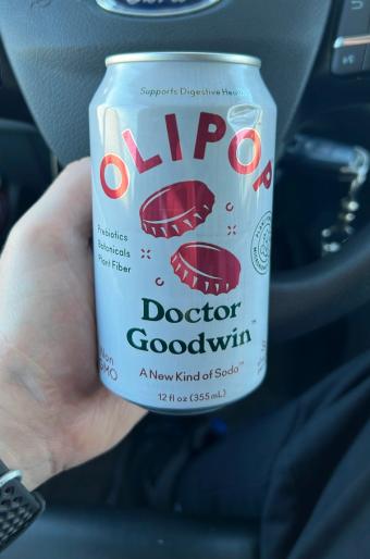 Olipop, Doctor Goodwin, barcode: 0850027702209, has 0 potentially harmful, 2 questionable, and
    1 added sugar ingredients.