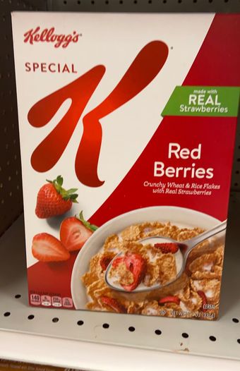 The Kellogg Company , RED BERRIES CRUNCHY WHEAT & RICE FLAKES CEREAL WITH REAL STRAWBERRIES, RED BERRIES, barcode: 0038000200748, has 0 potentially harmful, 0 questionable, and
2 added sugar ingredients.