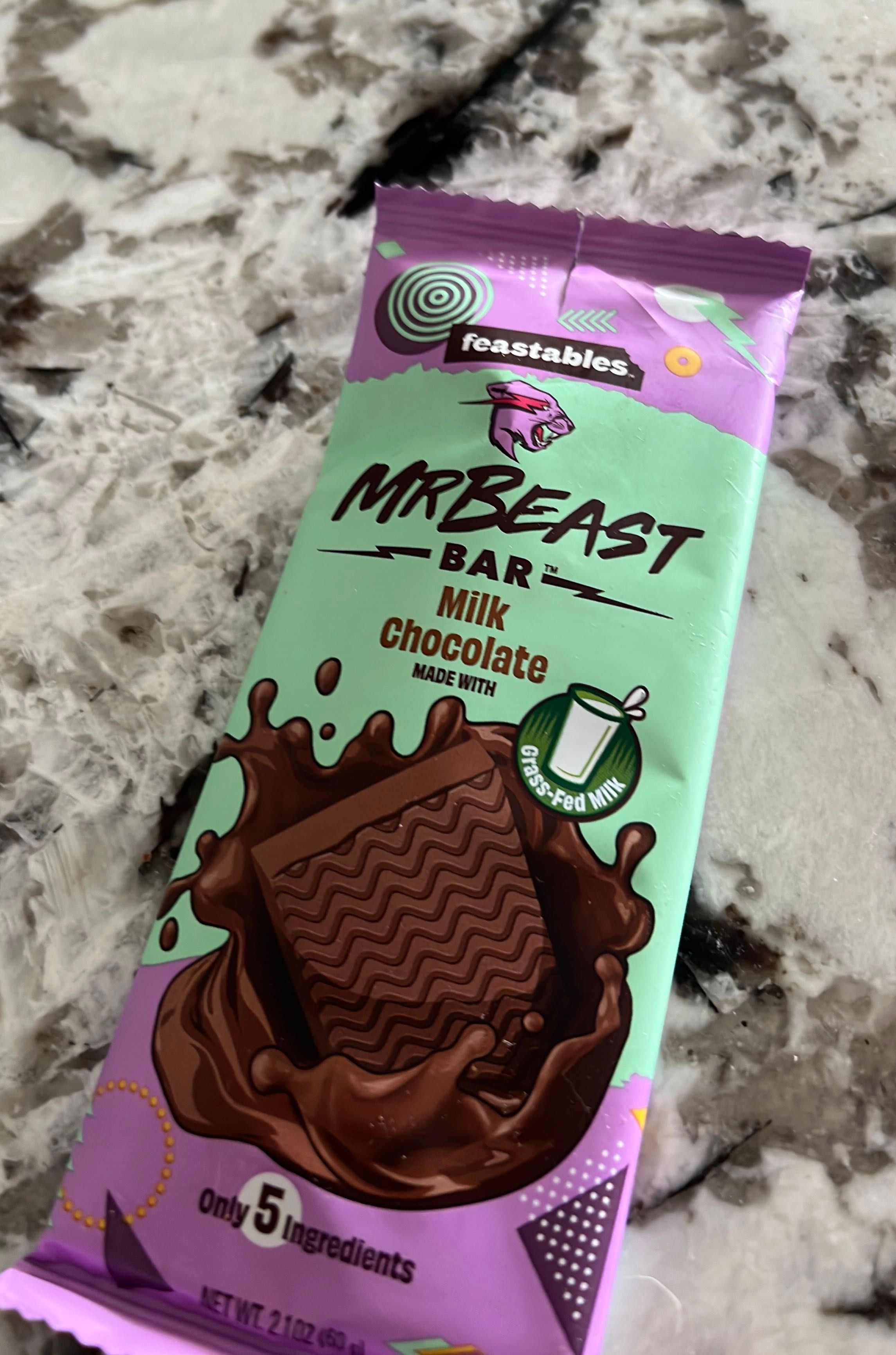 i Tried ASMR.. I Decided to EAT MrBeast Chocolate Bar *MYSTERY