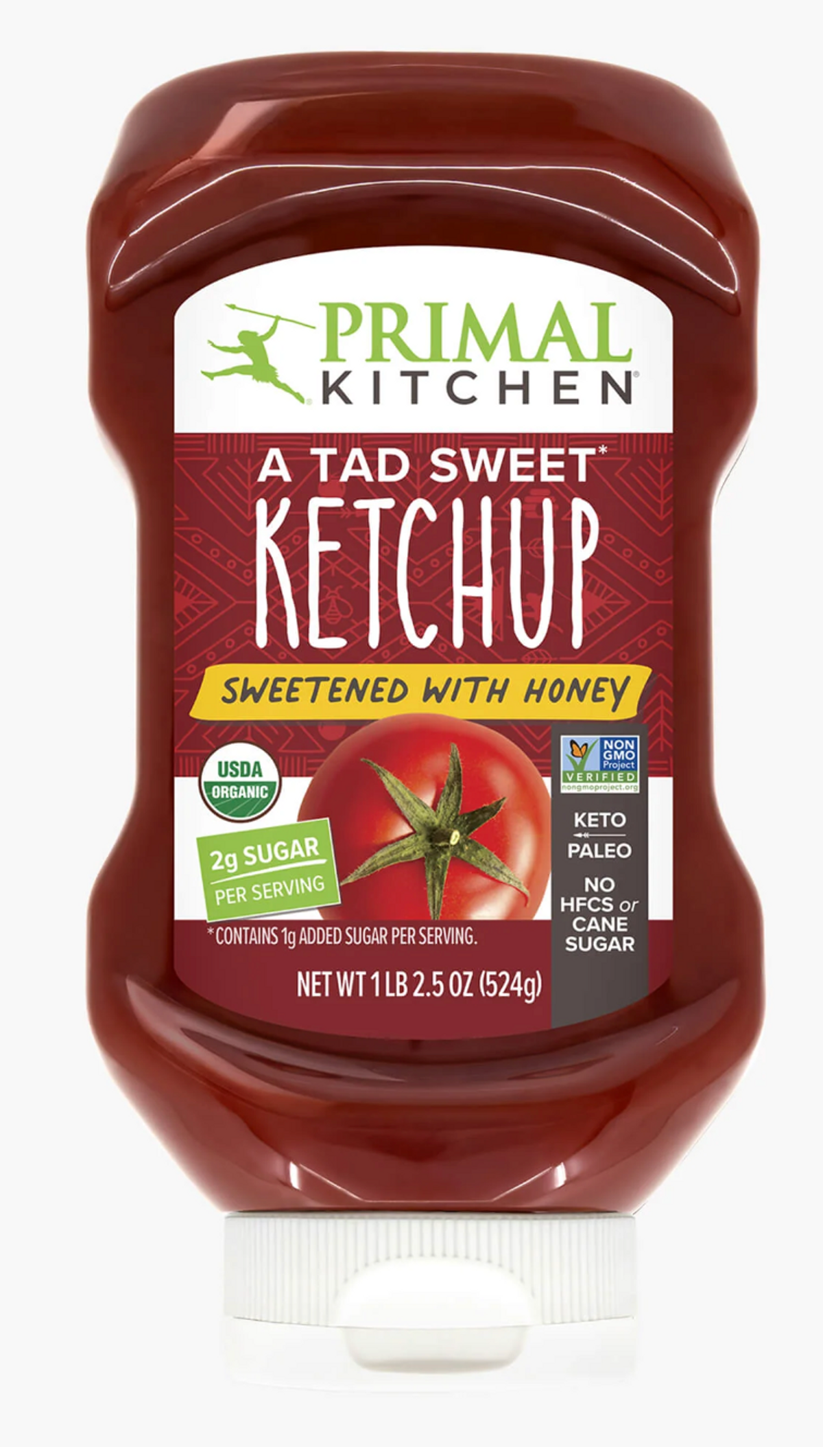  Primal Kitchen A Tad Sweet Ketchup Sweetened with