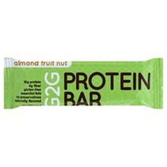 G2g Bar, Llc, ALMOND FRUIT NUT PROTEIN BAR, ALMOND FRUIT NUT, barcode: 0857064007045, has 0 potentially harmful, 0 questionable, and
    3 added sugar ingredients.