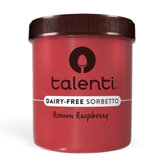 Talenti, Talenti Dairy Free Roman Raspberry Sorbet, barcode: 0018685200082, has 0 potentially harmful, 1 questionable, and
    2 added sugar ingredients.