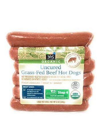 Whole Foods Market, Inc., UNCURED GRASS-FED BEEF HOT DOGS, barcode: 0099482470647, has 0 potentially harmful, 0 questionable, and
    0 added sugar ingredients.