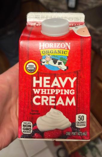 Danone Us, Llc, ULTRA-PASTEURIZED HEAVY WHIPPING CREAM, barcode: 0742365216855, has 0 potentially harmful, 0 questionable, and
    0 added sugar ingredients.