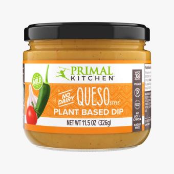 Primal Kitchen, Queso Dip (mild), barcode: 0840224600118, has 0 potentially harmful, 1 questionable, and
    0 added sugar ingredients.