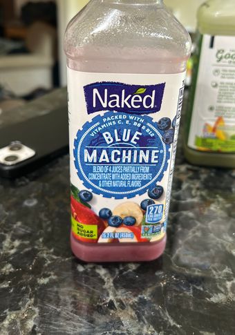 Pepsico, Inc, Naked Boosted Blue Machine Juice Smoothie 15.2 Fluid Ounce Plastic Bottle., barcode: 0082592727152, has 0 potentially harmful, 3 questionable, and
0 added sugar ingredients.