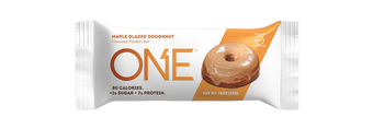 One Brands, Llc, MAPLE GLAZED DOUGHNUT FLAVORED PROTEIN BAR, MAPLE GLAZED DOUGHNUT, barcode: 0788434106757, has 5 potentially harmful, 5 questionable, and
    0 added sugar ingredients.