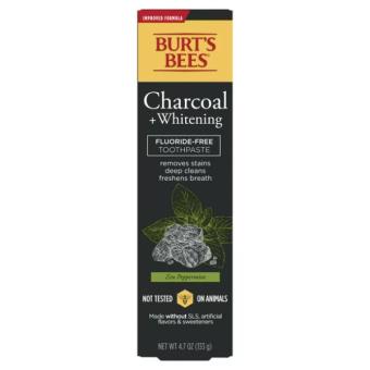 Burt's Bees, Burt's Bees Toothpaste, Natural Flavor, Charcoal Fluoride-Free Toothpaste, barcode: 0192539000481, has 3 potentially harmful, 3 questionable, and
    0 added sugar ingredients.