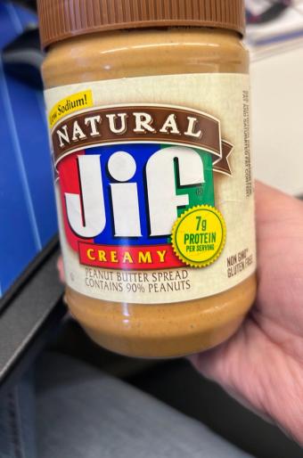 Jif, Jif Peanut Butter Spread 16 oz, barcode: 0051500255650, has 0 potentially harmful, 1 questionable, and
    2 added sugar ingredients.