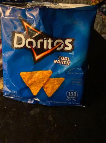 Doritos , Doritos Cool Ranch Tortilla Chips 1 Oz, barcode: 0028400091510, has 8 potentially harmful, 6 questionable, and
    2 added sugar ingredients.