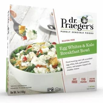 Dr. Praeger's Sensible Foods, Inc., EGG WHITES & KALE BREAKFAST BOWL, barcode: 0080868250014, has 0 potentially harmful, 1 questionable, and
    0 added sugar ingredients.
