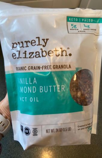Purely Elizabeth , Organic Grain Free Granola Vanilla Almond Butter, barcode: 0810589030783, has 0 potentially harmful, 0 questionable, and
    1 added sugar ingredients.