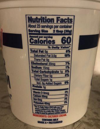 Daisy Brand, SOUR CREAM, barcode: 0073420000240, has 0 potentially harmful, 0 questionable, and
    0 added sugar ingredients.