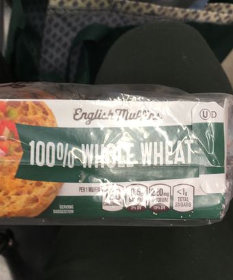 Bimbo Bakeries Usa, Inc., 100% WHOLE WHEAT ENGLISH MUFFINS, barcode: 0048121184070, has 2 potentially harmful, 2 questionable, and
1 added sugar ingredients.