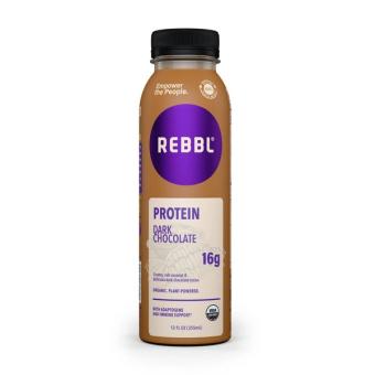 Rebbl, Inc., Rebbl Dark Chocolate Plant Powered Protein Elixir, barcode: 0858148003144, has 0 potentially harmful, 1 questionable, and
    1 added sugar ingredients.