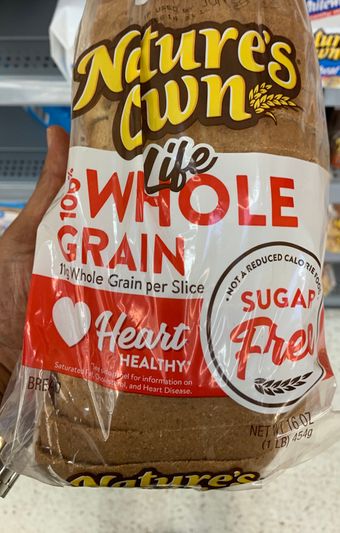 Flowers Foods, Inc., 100% WHOLE WHEAT BREAD, barcode: 0072250017671, has 2 potentially harmful, 1 questionable, and
0 added sugar ingredients.
