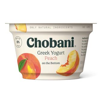 Chobani, Inc., NON-FAT GREEK YOGURT WITH PEACH ON THE BOTTOM, PEACH, barcode: 0894700010069, has 0 potentially harmful, 1 questionable, and
    1 added sugar ingredients.
